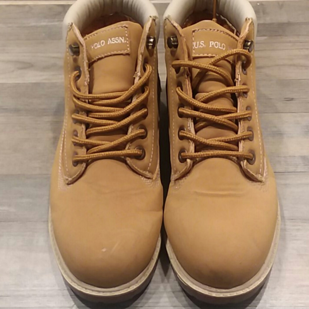 U.S. POLO ASSN. Women Suede Boots Shoes Size 8.5